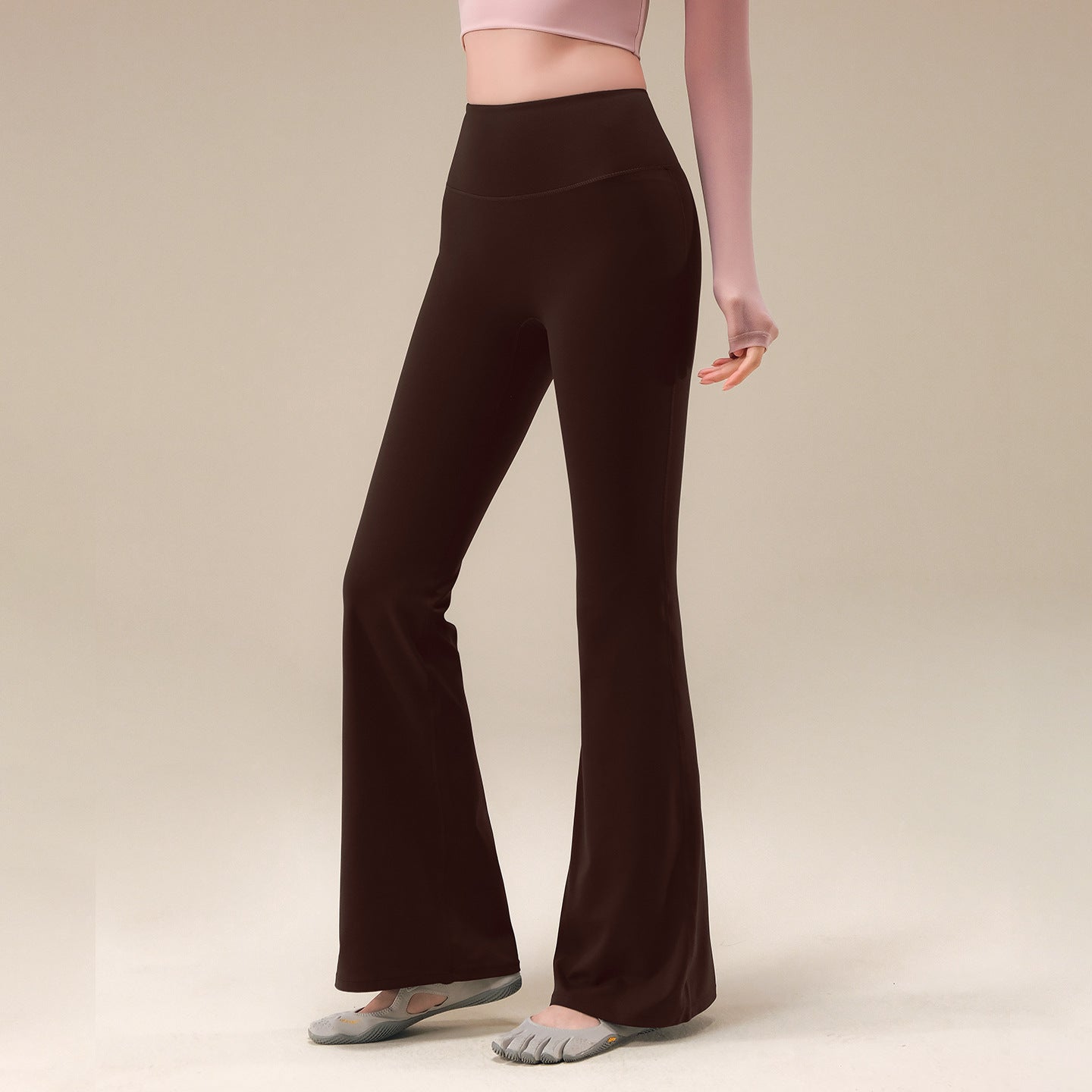New professional running sports high-waisted fitness training flared pants