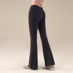 New professional running sports high-waisted fitness training flared pants