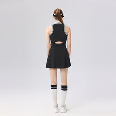 New slimming nude anti-light outdoor running fitness tennis skirt