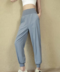 Loose quick-dry high waist pants