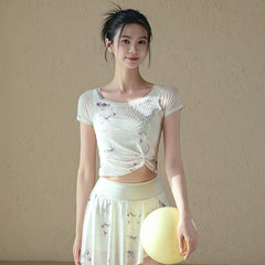Chinese-style mesh top