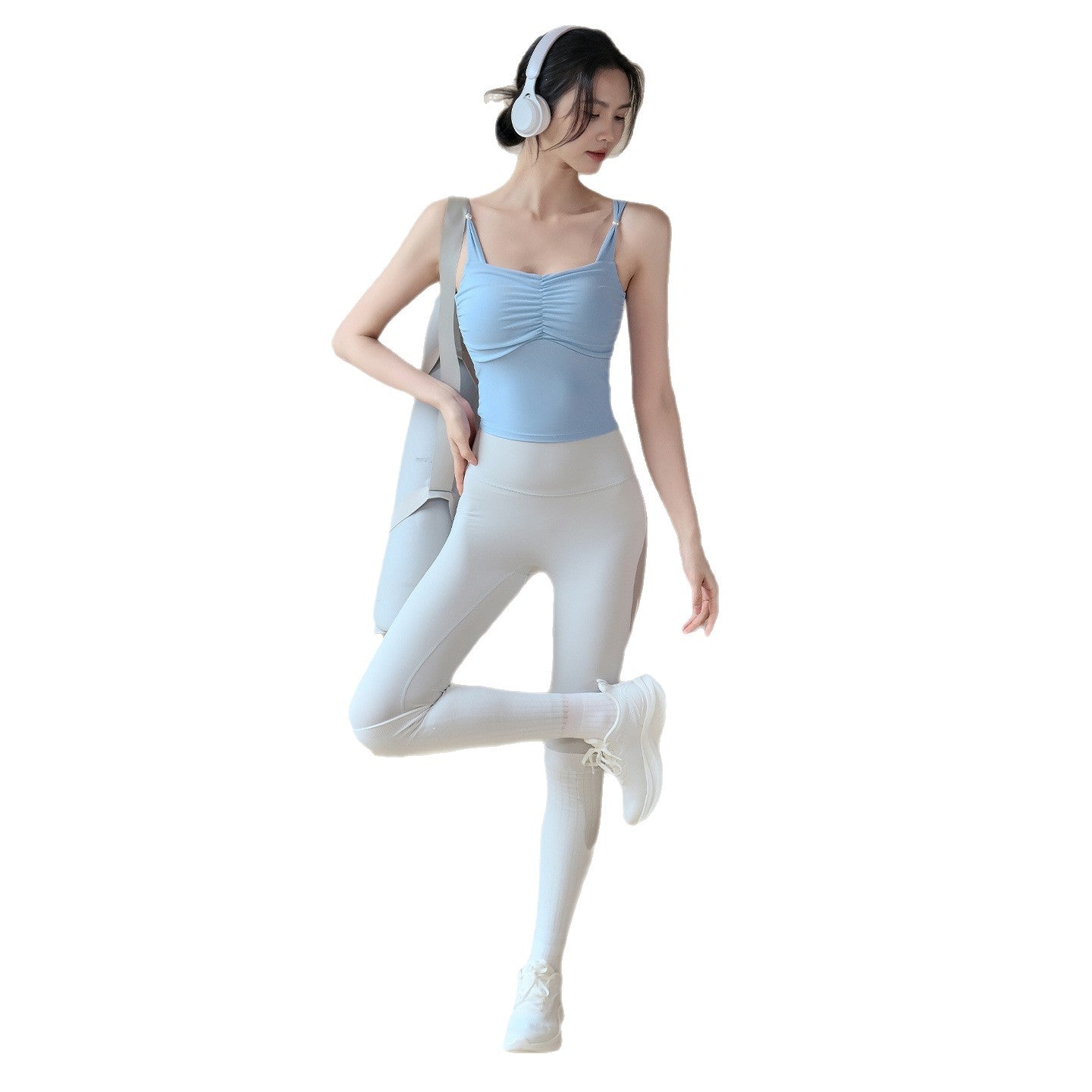Mesh temperament sexy shockproof pilates training fitness beautiful back bra