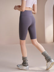 High-waisted skin-friendly breathable cropped pants