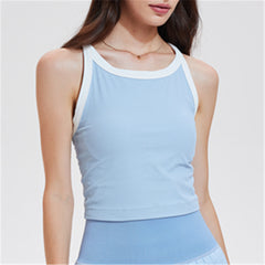 High-strength shockproof contrast quick-drying sports bra
