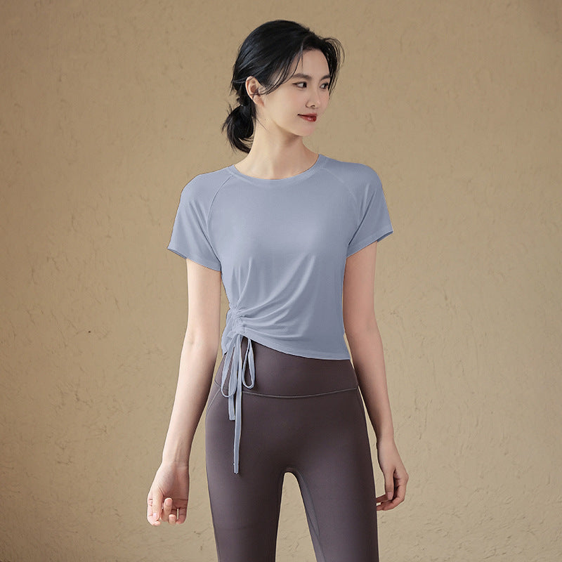 Slimming short-sleeved T-shirt