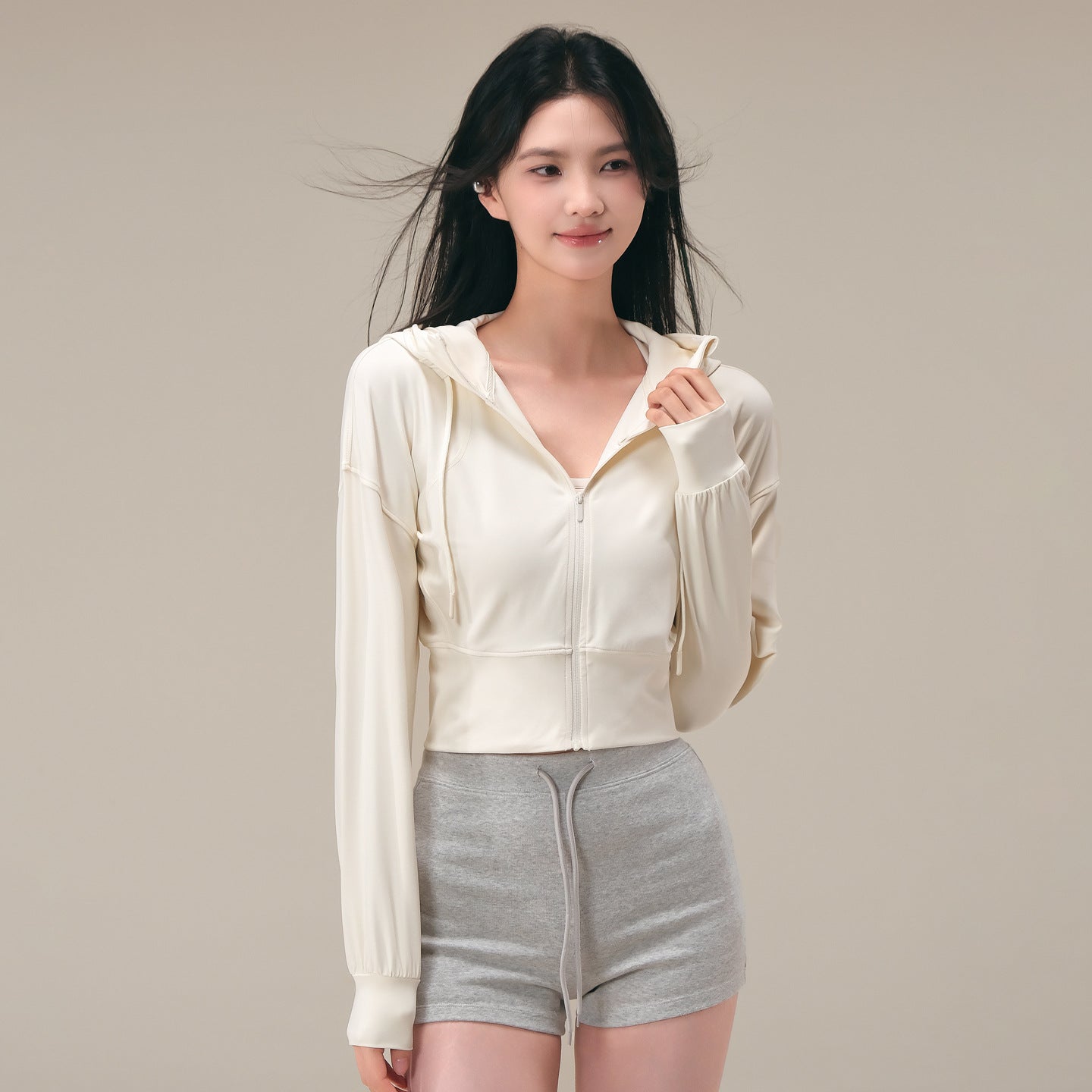 New Pilates fitness training long-sleeved loose casual jacket