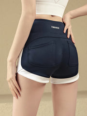 Quick-drying high-waisted hip-lifting short shorts