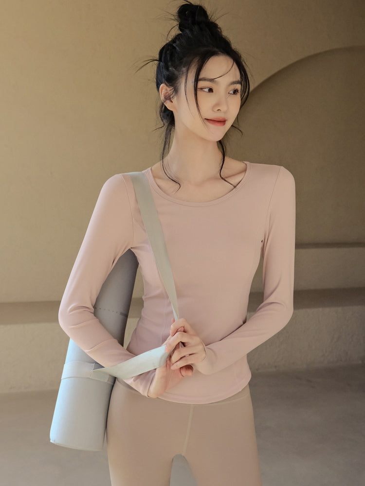 Sexy long sleeves with chest pads
