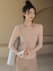 Sexy long sleeves with chest pads