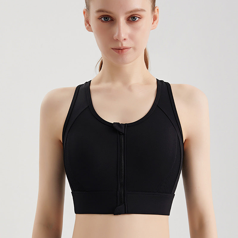 Quick-dry mesh sports bra