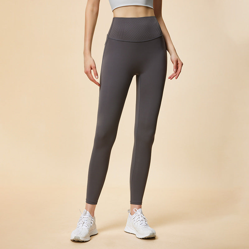 Tummy tuck and hip lift, peach pants with pockets, sun protection