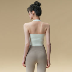 All-in-one sports vest running fitness bra