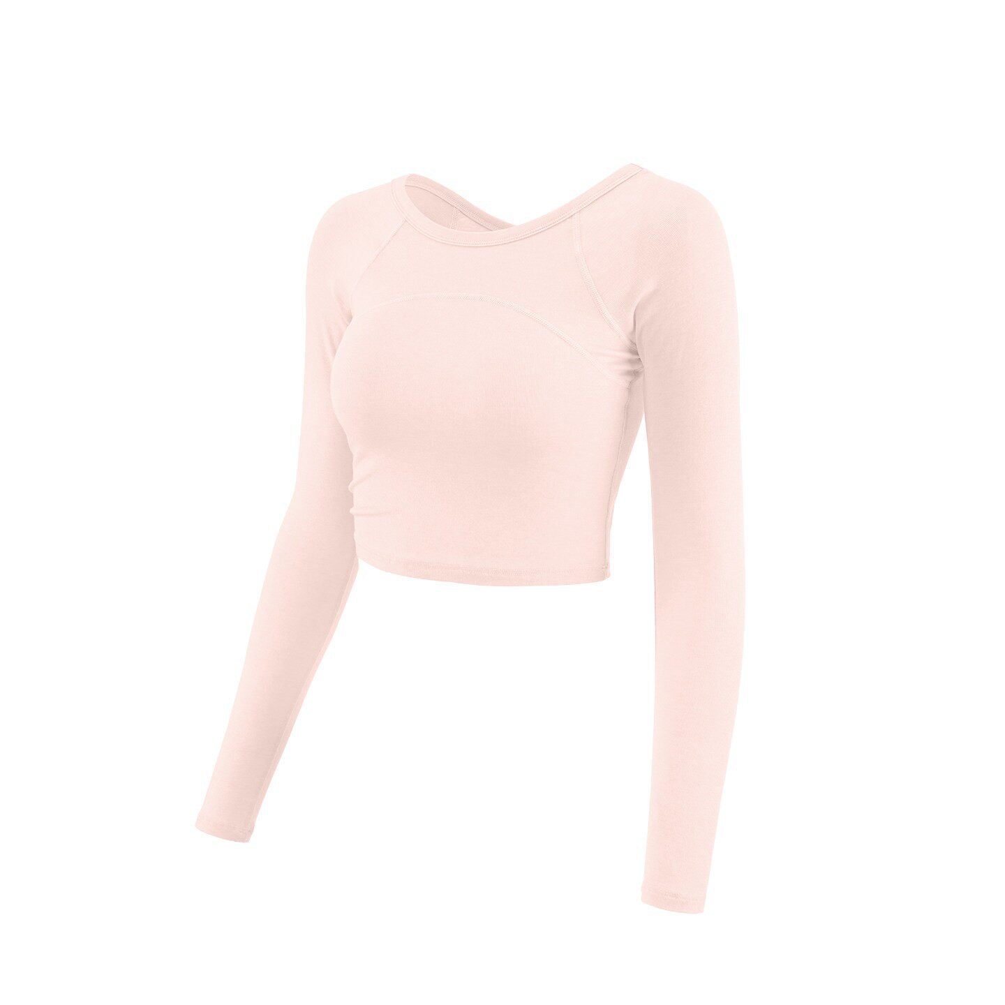 Skin-friendly and soft, Front and back, Wear yoga long sleeves