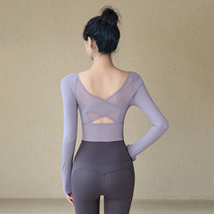 Mesh Back Fitness Top