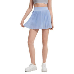 Pleated quick-dry high-waisted tennis badminton skirt