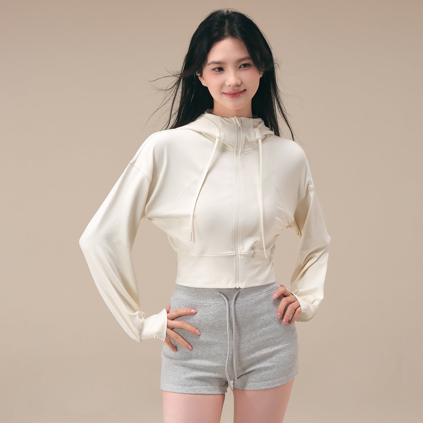 New Pilates fitness training long-sleeved loose casual jacket