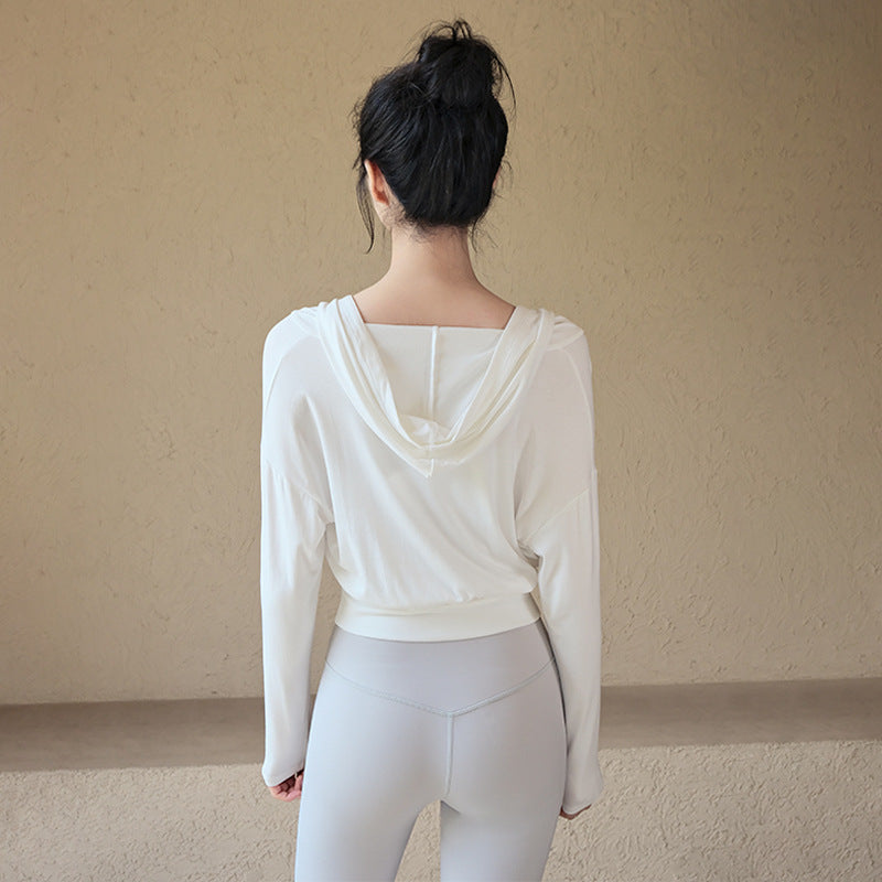 Loose Fit Hooded Yoga Sweatshirt