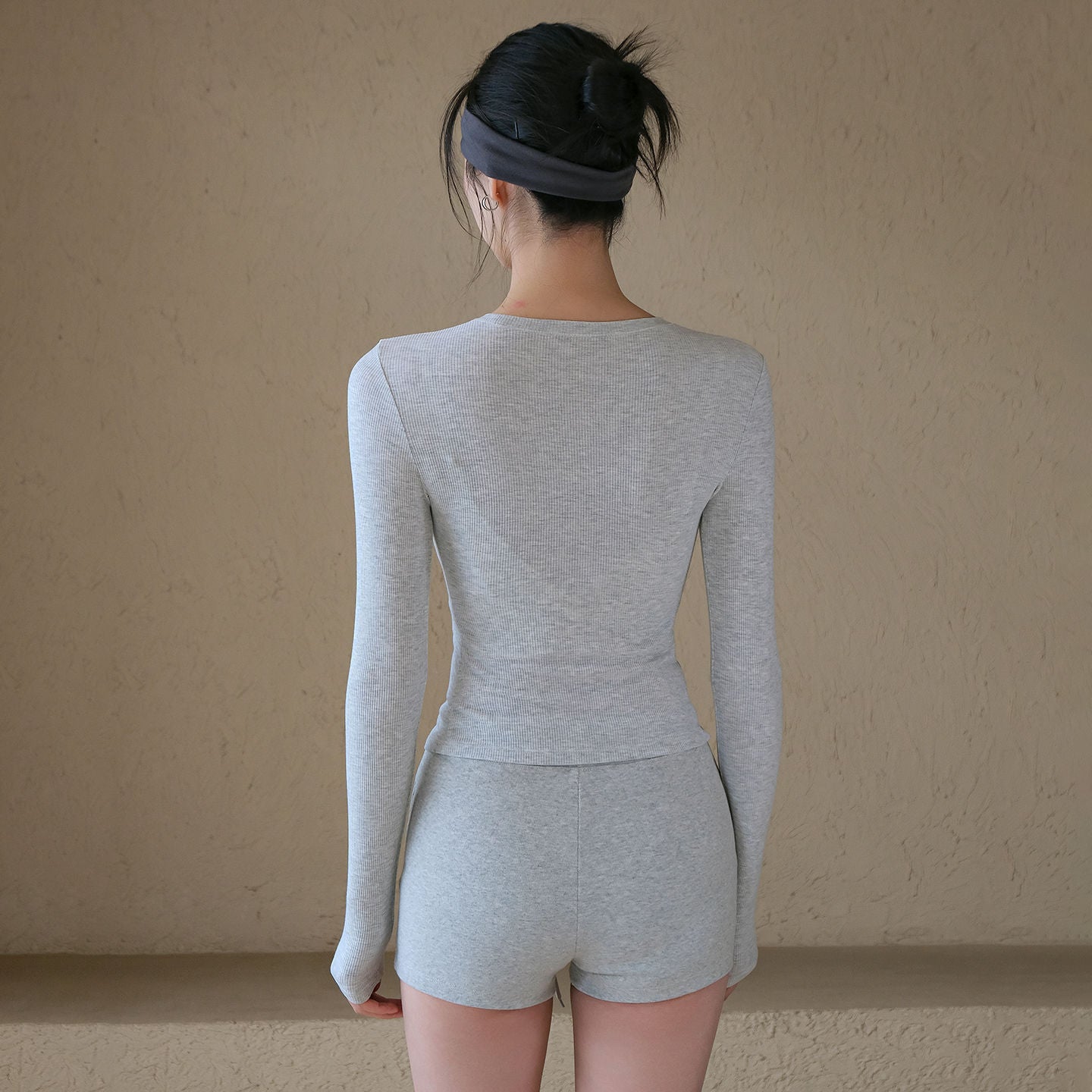 New high-elasticity slim and breathable sports T-shirt for autumn