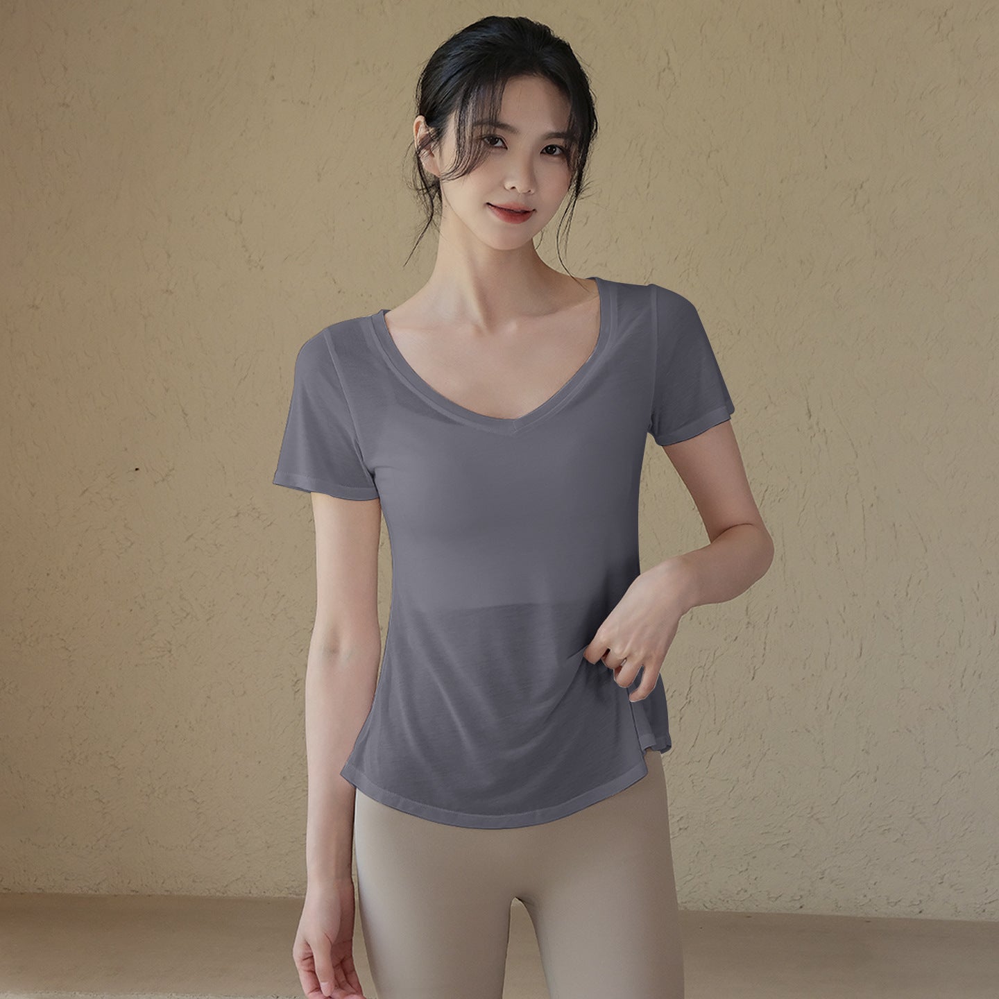 High-end lightweight and breathable sports T-shirt short sleeves