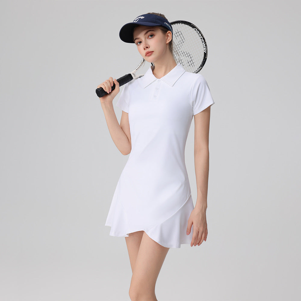 SLIM FIT POLO NECK GOLF SPORTS DRESS