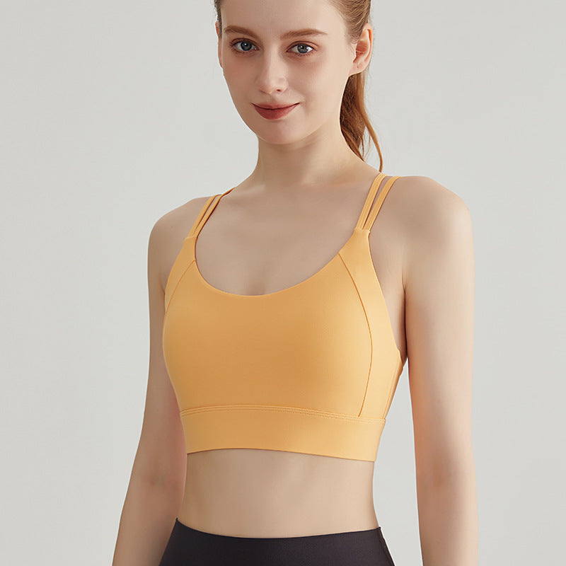 Cross back yoga tank top