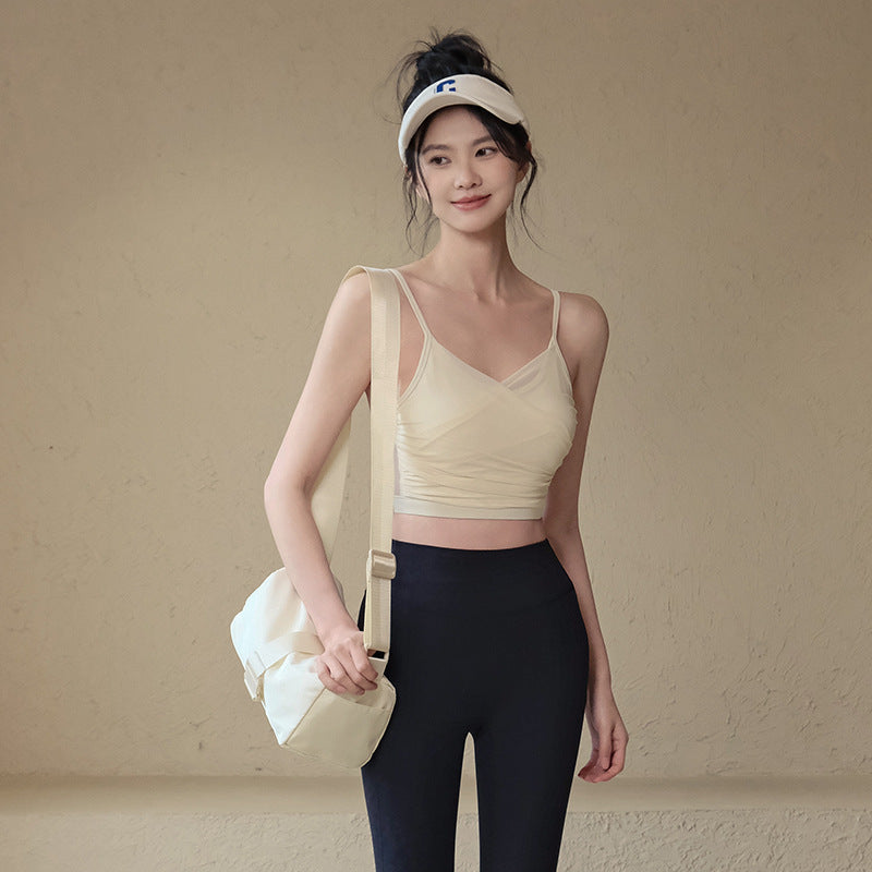 Mesh Yoga Top Vest