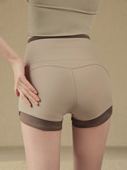 Quick-drying peach buttocks three-point pants