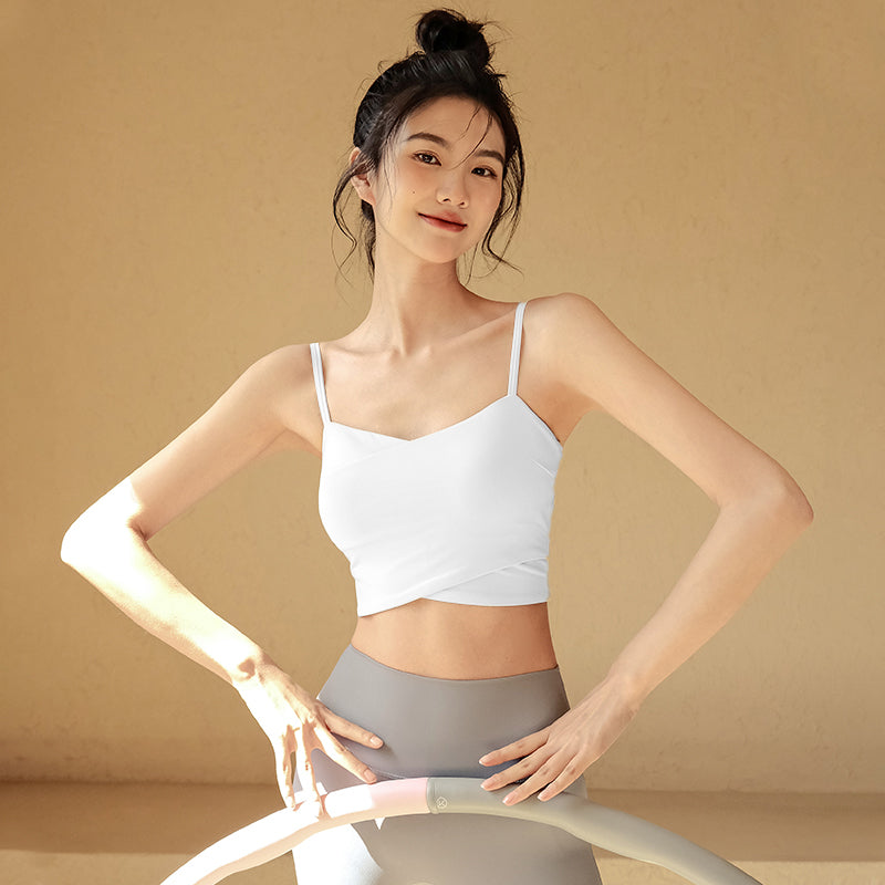 A high-end feel can be worn with a sports bra