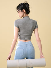 Tight sexy short sleeves