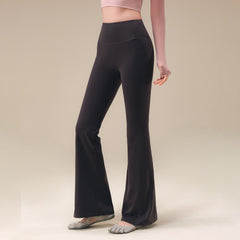 New professional running sports high-waisted fitness training flared pants