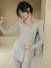 Quick-drying slimming yoga long sleeves