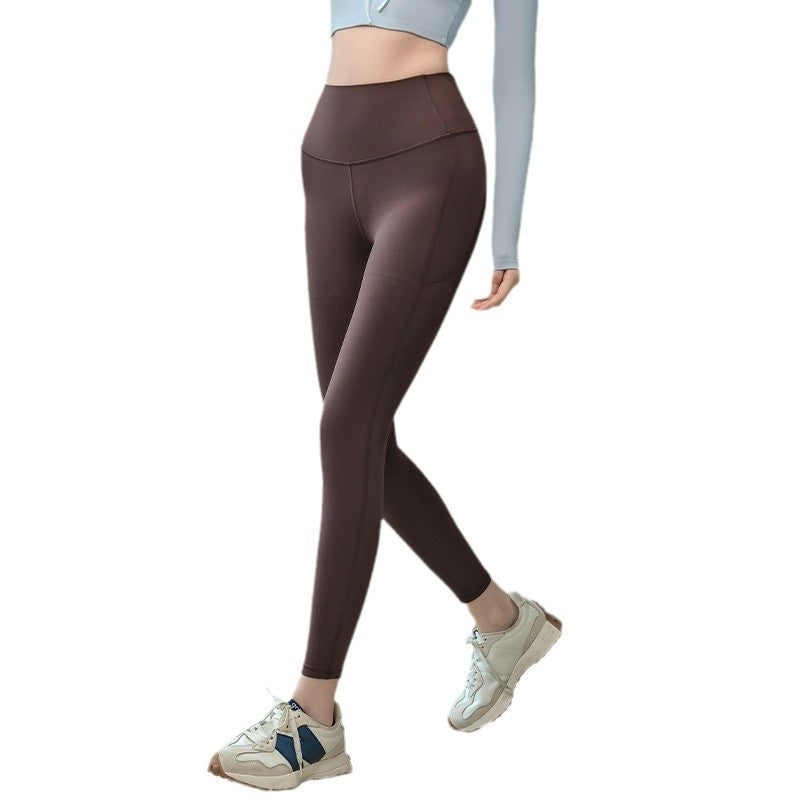 Thin Fleece-Lined Tummy Control Leggings