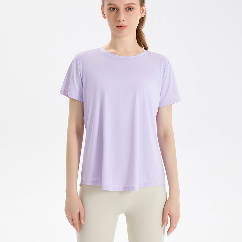 Back split short sleeve