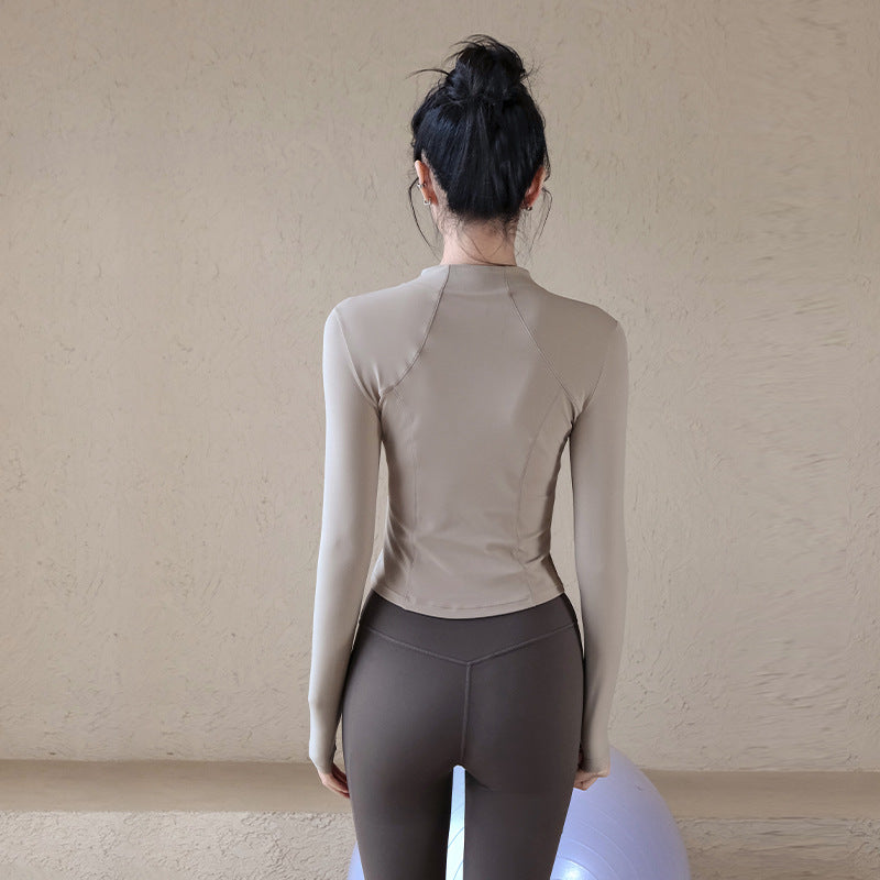 Slim Fit Long-Sleeve Sports Jacket