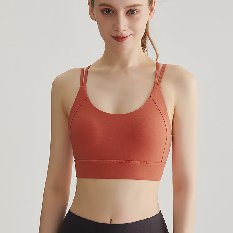 Cross back yoga tank top
