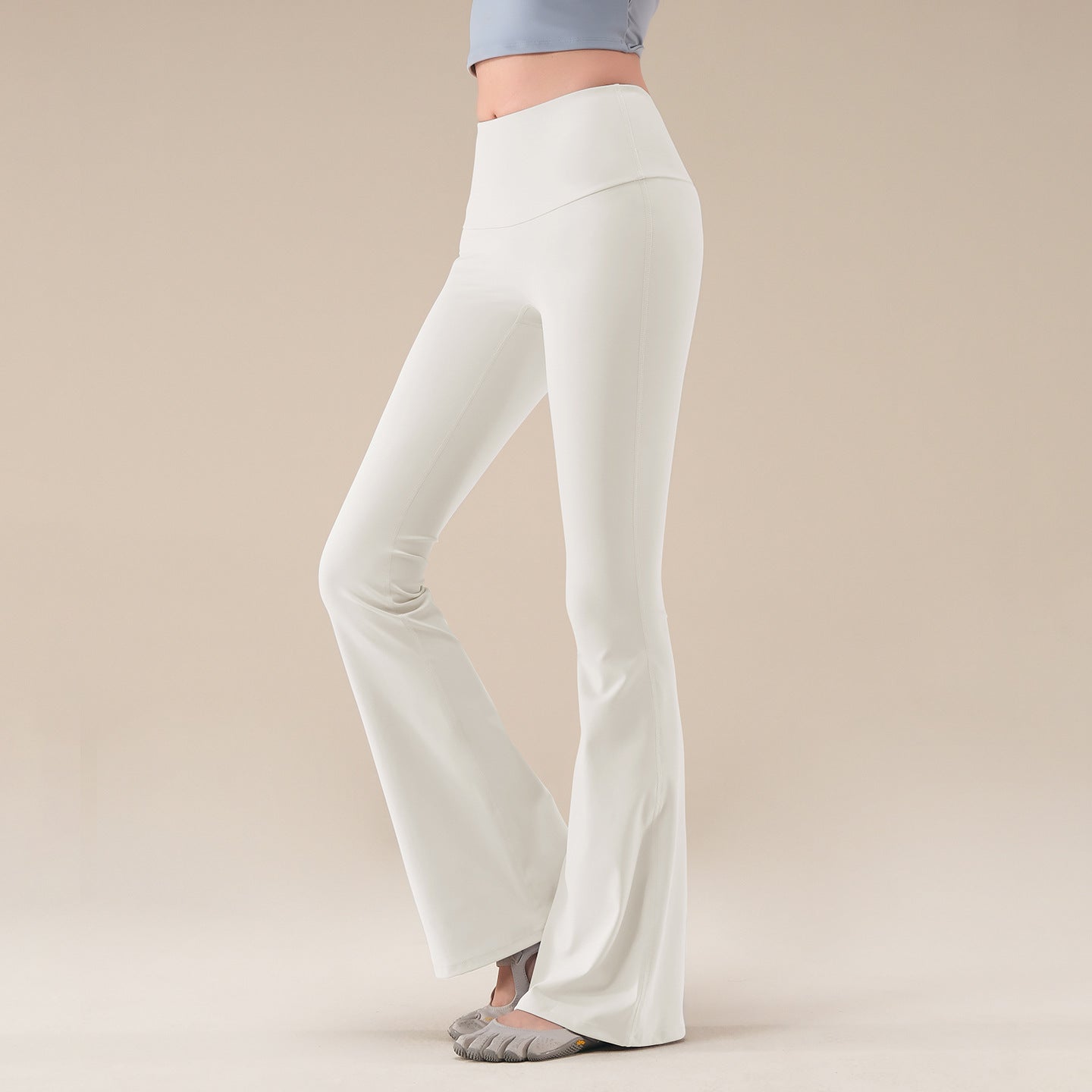 Autumn high-waisted slimming without embarrassment line training bootcut pants