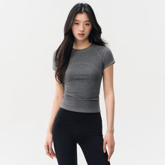 Tight high-stretch quick-drying short-sleeved T-shirt