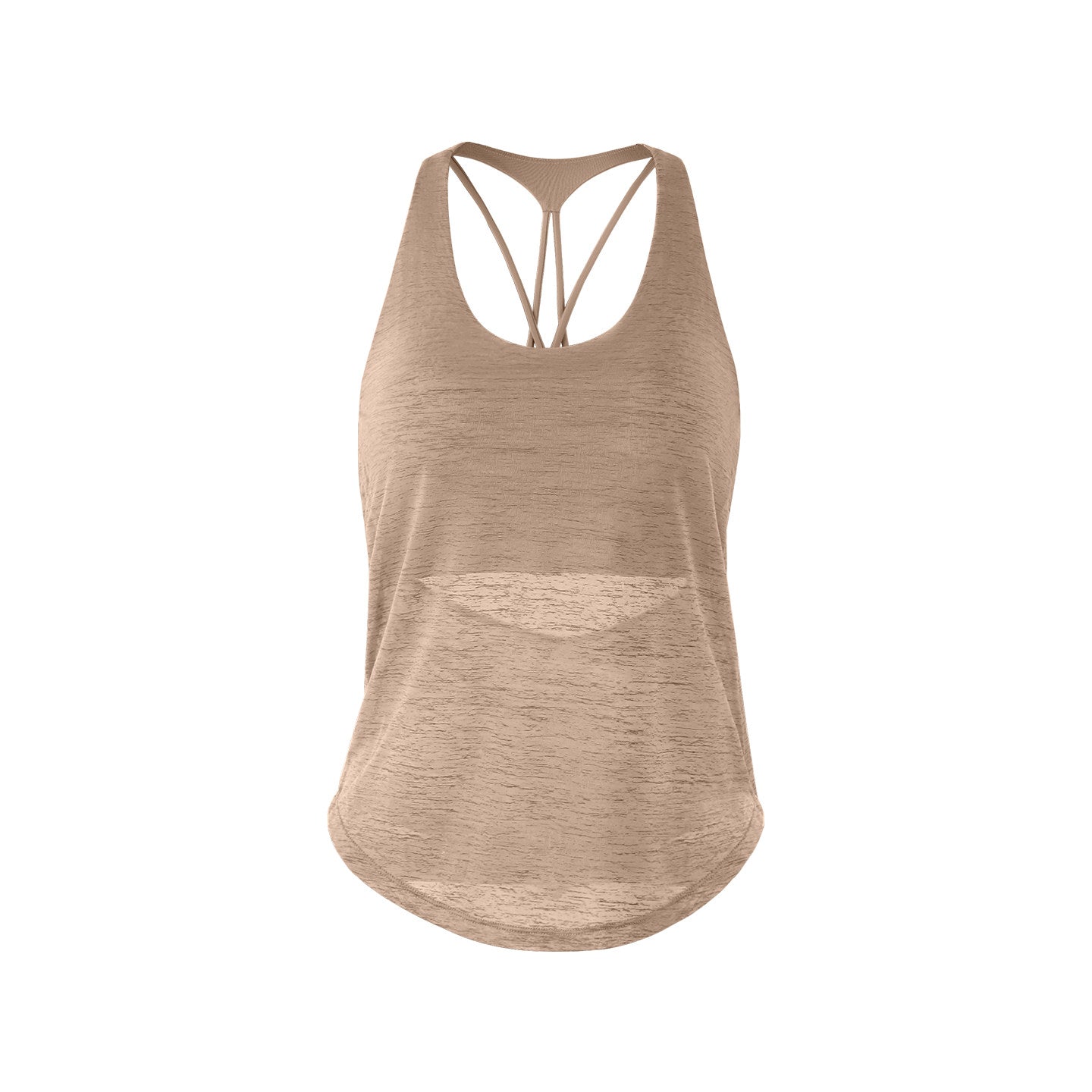Fake two beautiful back shockproof sports vests