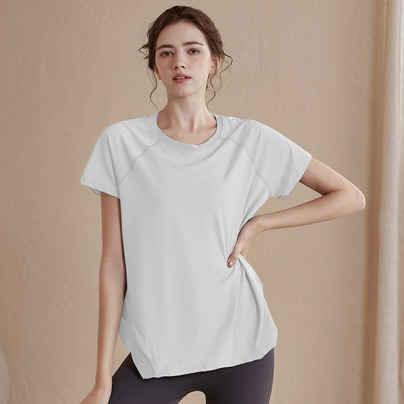 Loose slimming sports T-shirt short sleeves