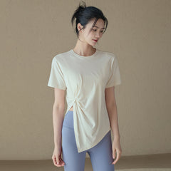 Twisted, Lightweight, Breathable short sleeves