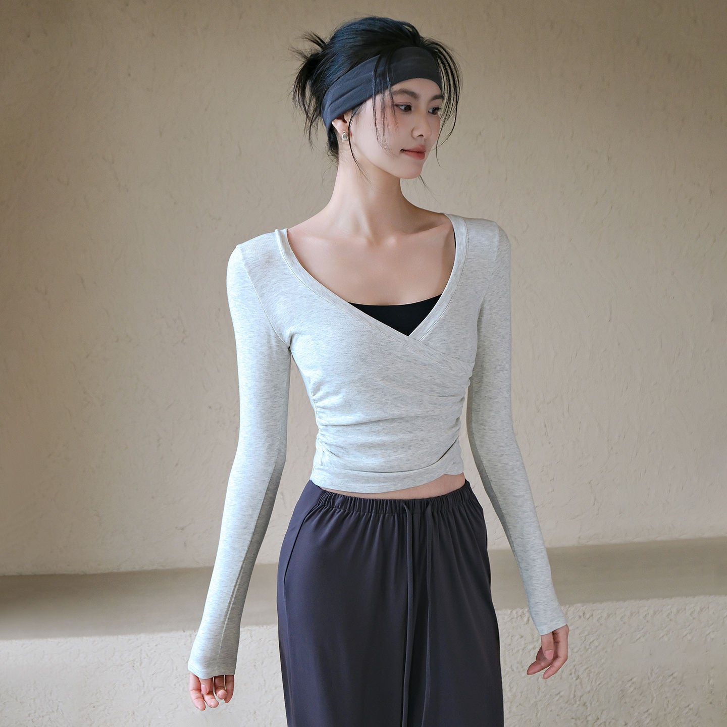 New Autumn Comfortable Pilates Training Fitness Long Sleeves