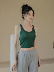 Integrated vest with chest pads