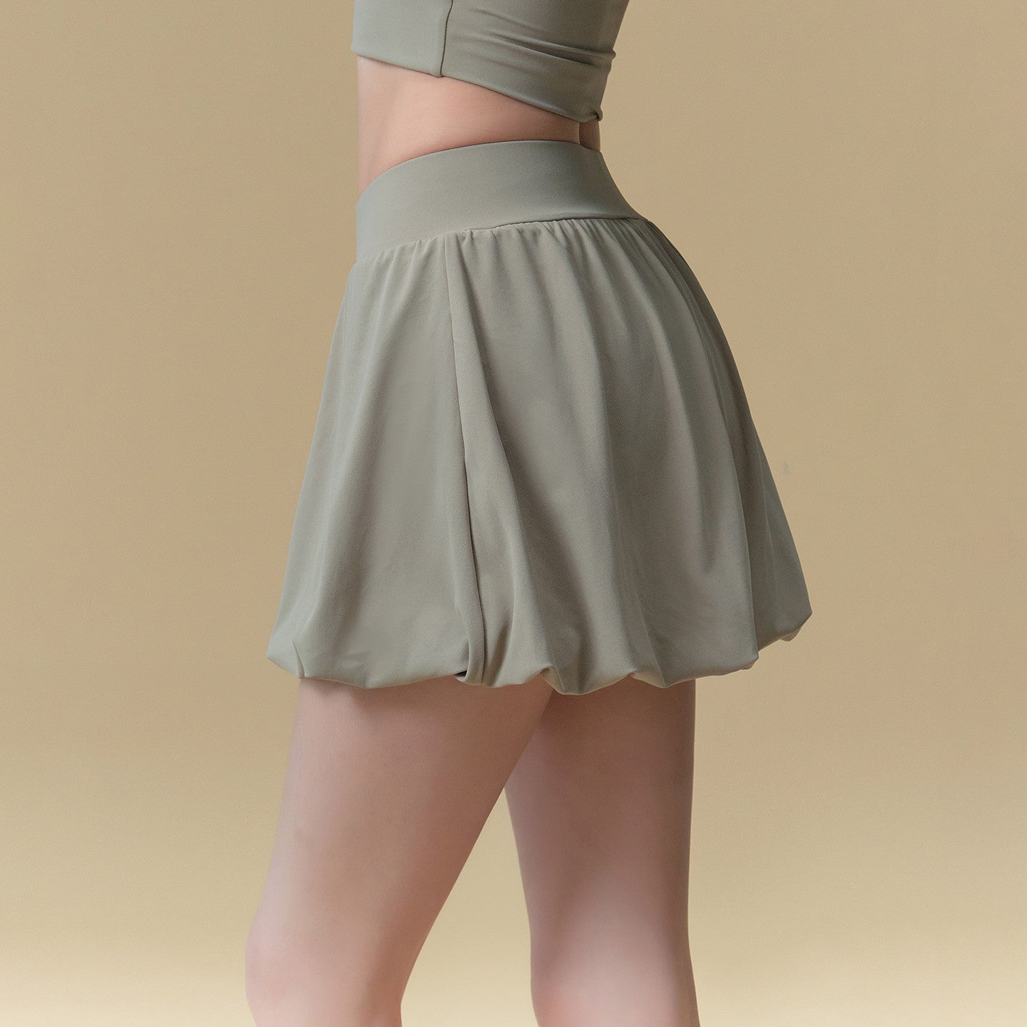 New high-waisted anti-light tennis fitness skirt