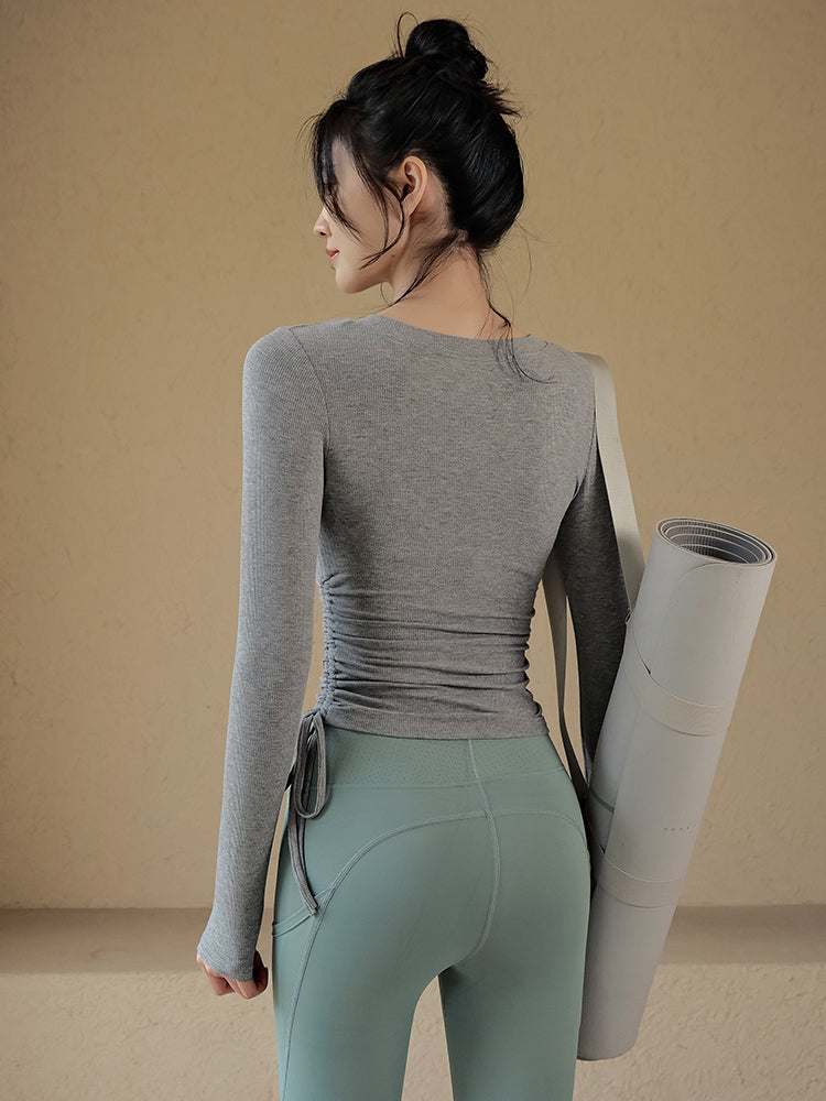 Tight quick-drying yoga long sleeves