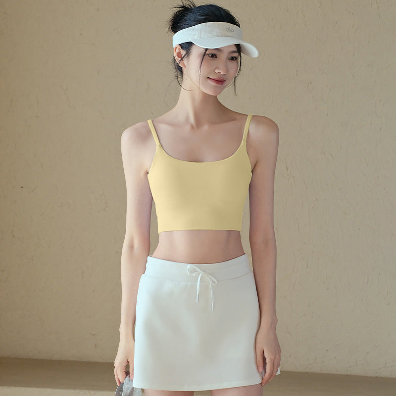 Cut-out bow kink sports training beauty back bra