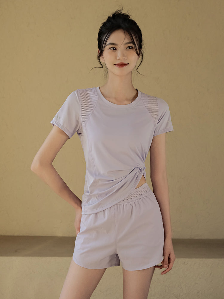 Professional quick-drying short sleeves