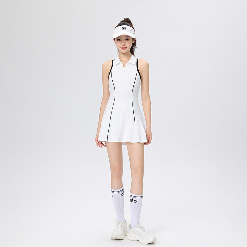 New Simple Slim Sleeveless Golf Tennis Dress