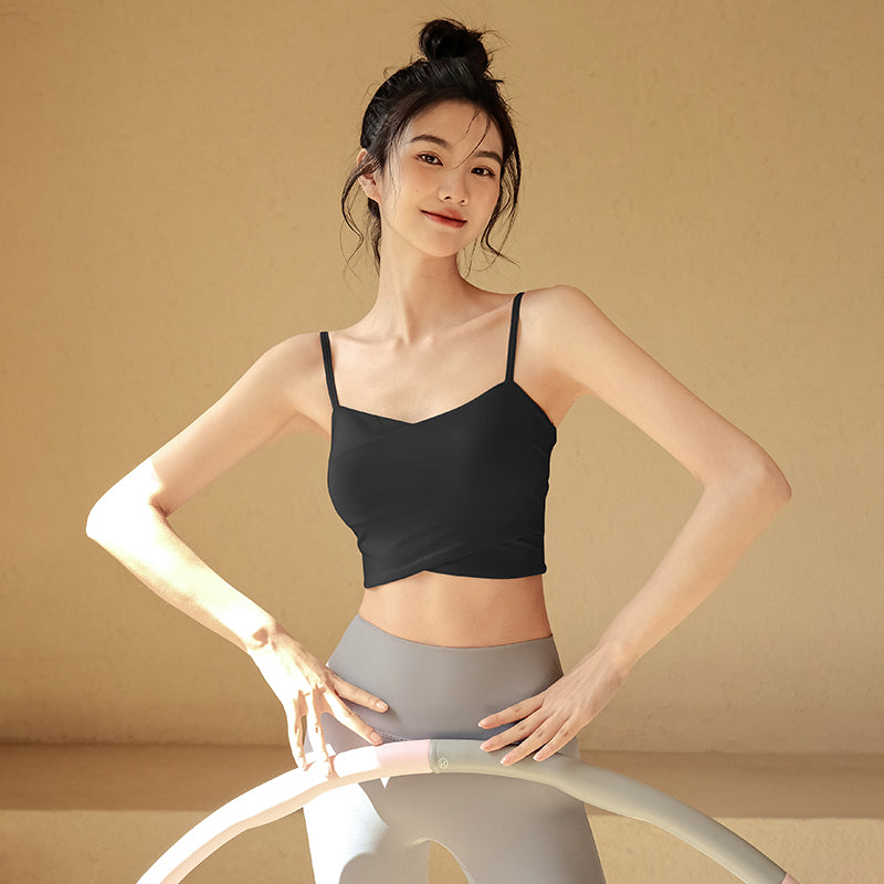 A high-end feel can be worn with a sports bra