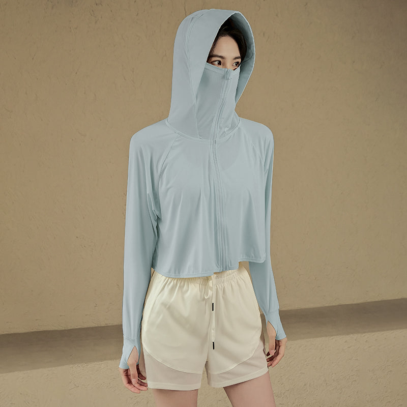 Loose sun protection jacket