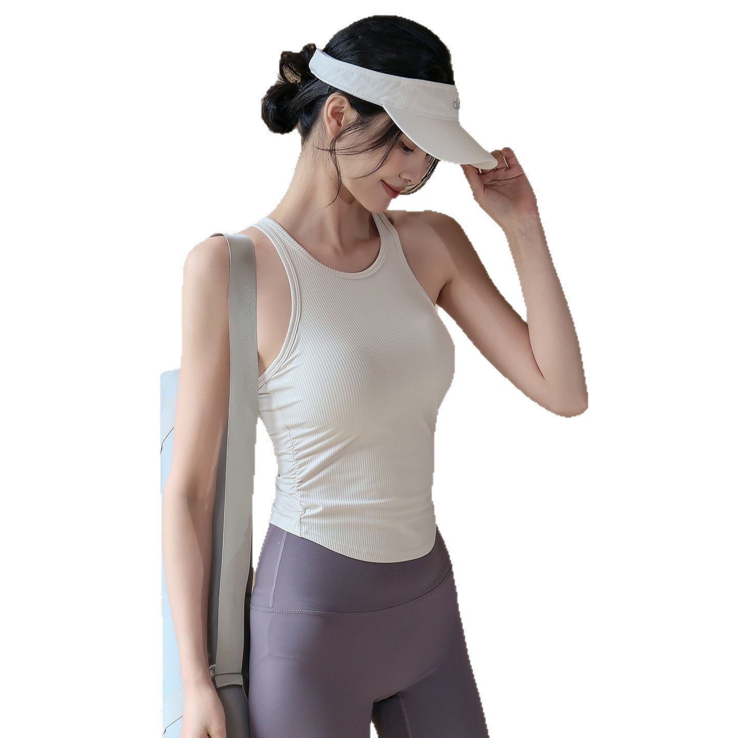 All-in-one slim shockproof I-shaped back running training gym bra